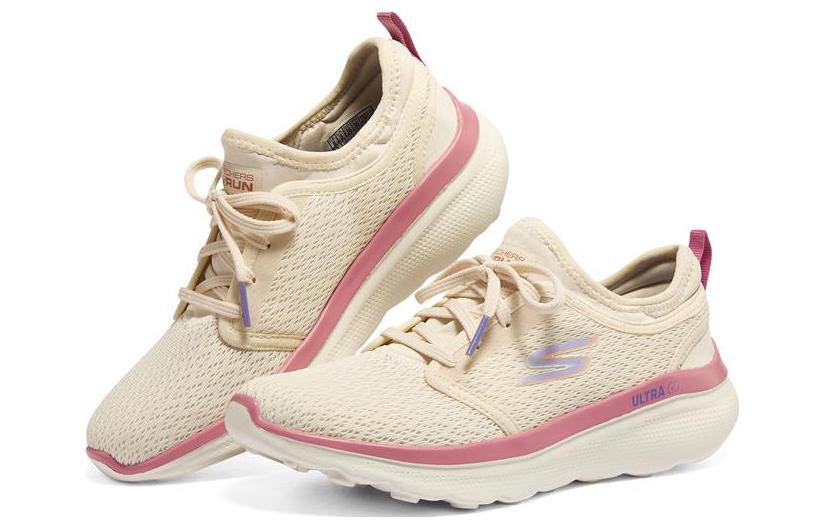 Lookbook (W) Skechers Go Run Motion 'Blanco Rosa' 128432-NAT