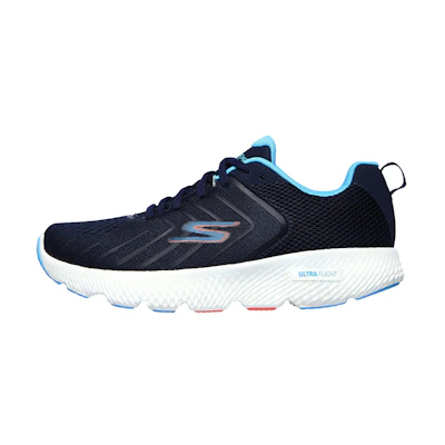 (W) Skechers Go Run Power Fleetz 'Blue Low-Top Running'