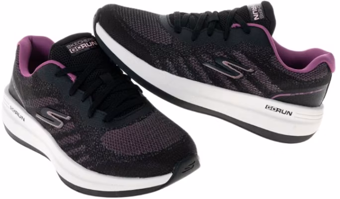 (W) Skechers Go Run Pulse 2.0 'Hitam Ungu' 129106-BKPR Shop (W) Skechers Go Run Pulse 2.0 'Hitam Ungu' 129106-BKPR