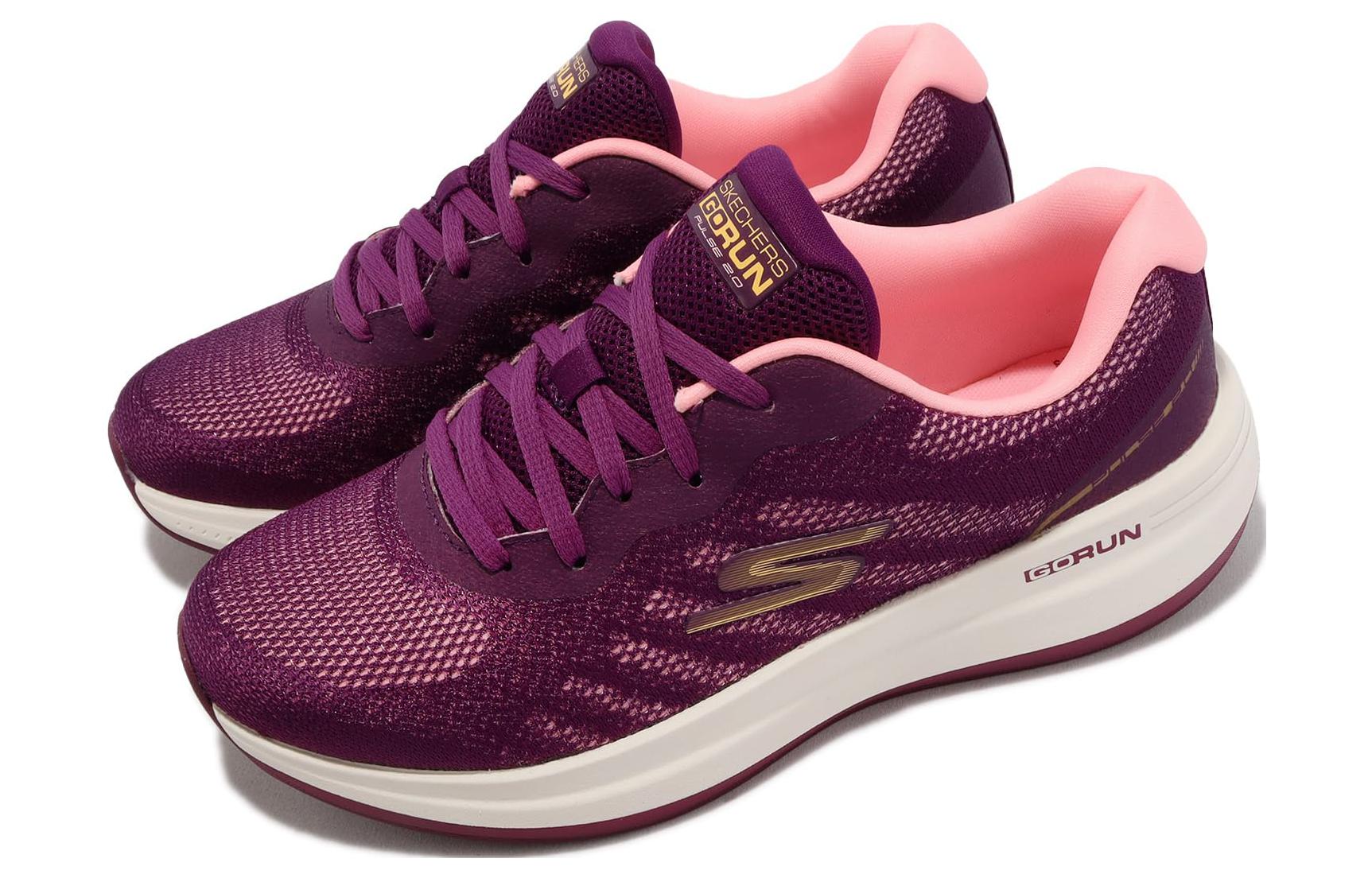 Lookbook (W) Skechers Go Run Pulse 2.0 &#x27;Raspberry Ungu&#x27; 129106-RAS
