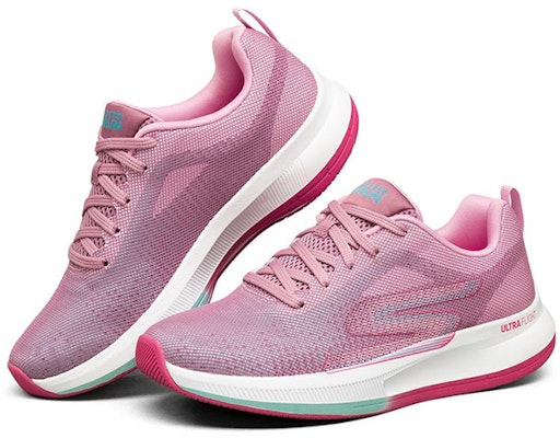 (W) Skechers Go Run Pulse Merah Muda 128105-MVMT Lookbook (W) Skechers Go Run Pulse Merah Muda 128105-MVMT
