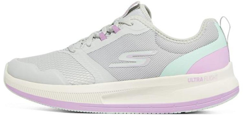 (Women) Skechers Go Run Pulse 'Grey Purple' 128106-GYPR Buy (Women) Skechers Go Run Pulse 'Grey Purple' 128106-GYPR