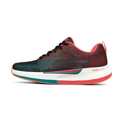 (W) Skechers Go Run Pulse Low Red/Green