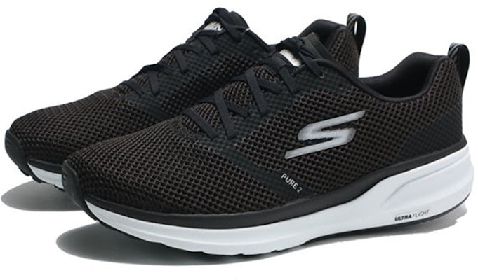 (Women) Skechers Go Run Pure 2 'Black' 172012-BKW Order (Women) Skechers Go Run Pure 2 'Black' 172012-BKW