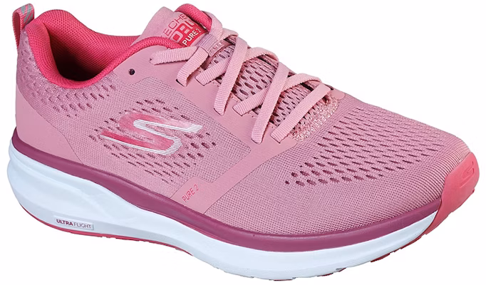 (Women) Skechers Go Run Pure 2 'Pink' 128091-ROS Lookbook (Women) Skechers Go Run Pure 2 'Pink' 128091-ROS