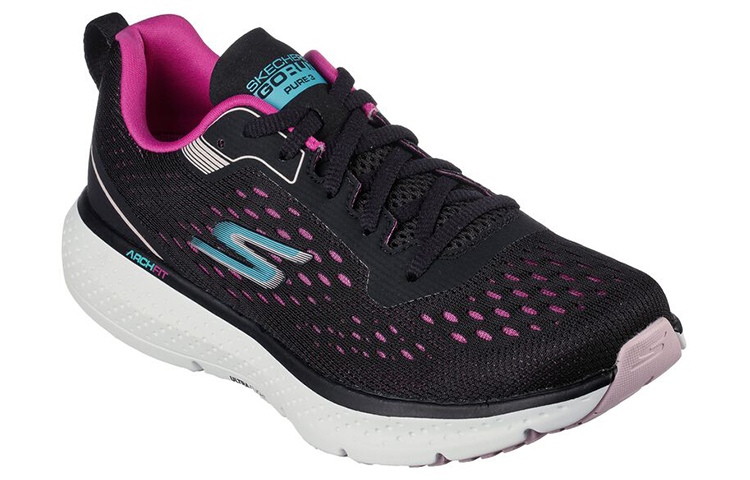 Lookbook (W) スケッチャーズ Go Run Pure 3 ブラック 172034-BLK