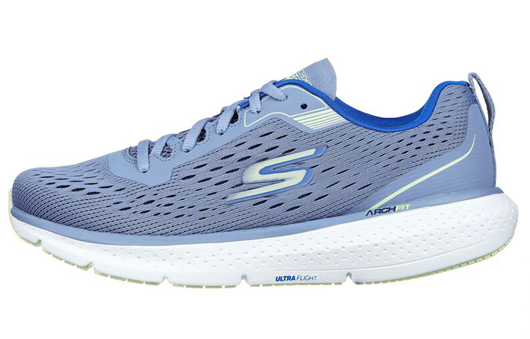 (Women) Skechers GO RUN Pure 3 'White Blue Comfort Low' 172034-SLT