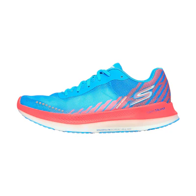 (W) Skechers GO RUN Razor Excess 'Blue Orange'