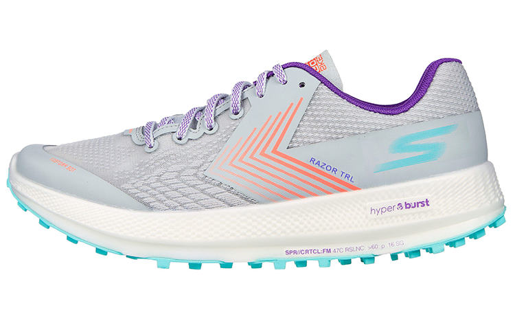 (Women) Skechers GO RUN Razor Trail 'Grey' 172002-GMLT