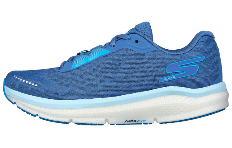 (Women) Skechers Go Run Ride 10 'Blue Mesh' 172045-BLU