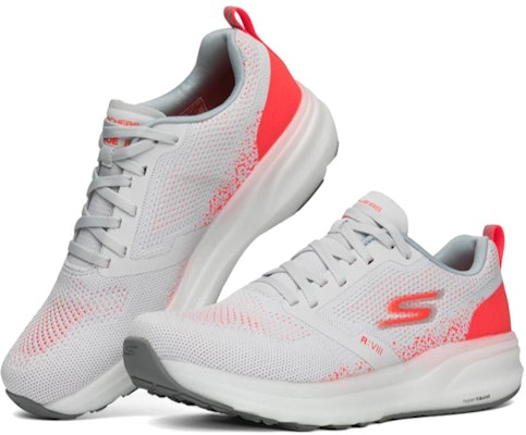 (W) Skechers Go Run Ride 8 Kasut Putih/Merah Jambu/Kelabu 15224-LGPK Lookbook (W) Skechers Go Run Ride 8 Kasut Putih/Merah Jambu/Kelabu 15224-LGPK