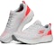 (W) Skechers Go Run Ride 8 Kasut Putih/Merah Jambu/Kelabu 15224-LGPK