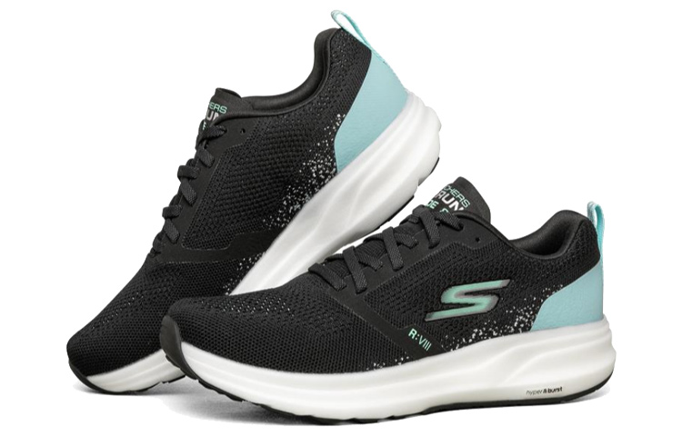 Lookbook (W) Skechers Go Run Ride 8 Nero/Bianco/Verde 15224-BKTQ