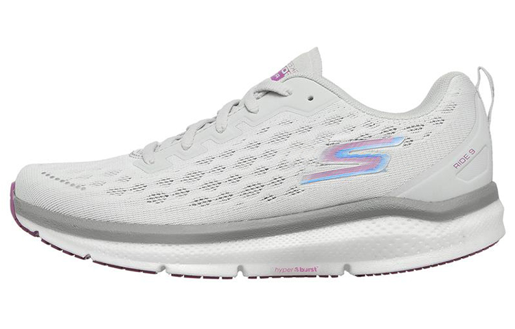 (Women) Skechers Go Run Ride 9 'Grey White' 172005-GMLT