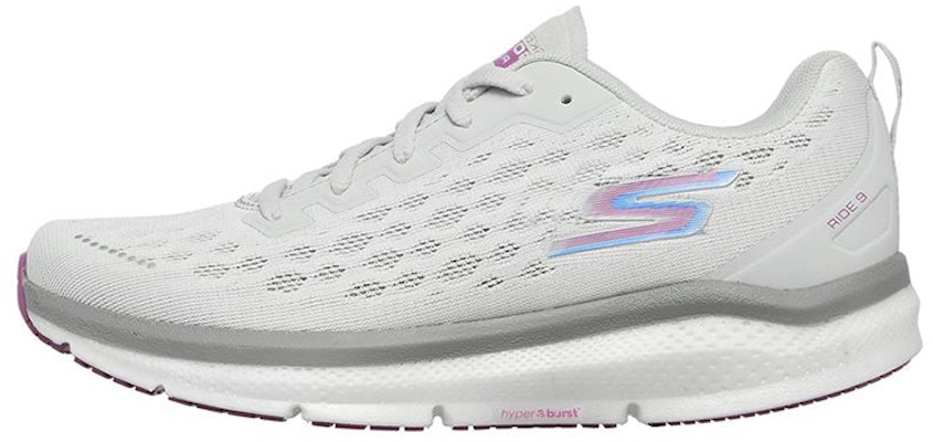 (Women) Skechers Go Run Ride 9 'Grey White' 172005-GMLT Buy (Women) Skechers Go Run Ride 9 'Grey White' 172005-GMLT