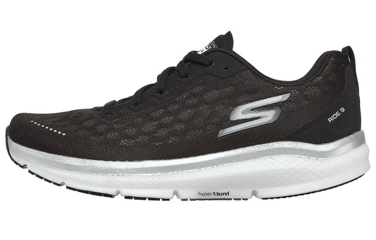 (Women) Skechers Go Run Ride 9 Low Cut Black 172005-BKW