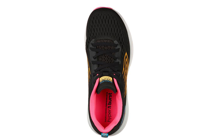 Shop (W) Skechers Go Run Ride Flow 'Hitam Pelbagai Warna' 130018-BKMT