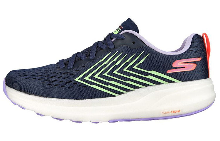 (Women) Skechers Go Run Ride Flow 'Breathable Comfort Lightweight Blue Multicolor' 130018-NVMT