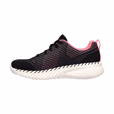(W) Skechers Go Run Smart Low-Top Black/Pink