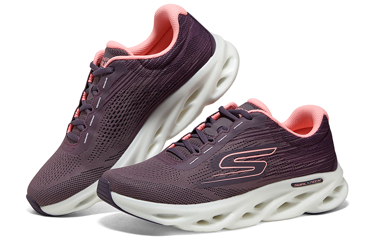 Shop (W) Skechers Go Run Speed 'Deep Plum' Wanita Lari Kasut 129501-DKMV
