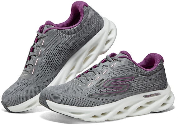 (W) 스케쳐스 고런 스피드 '회보라 소형' (Skechers Gorun Speed 'Grey Purple Swirl' - shortened) 129501-GYPR Shop (W) 스케쳐스 고런 스피드 '회보라 소형' (Skechers Gorun Speed 'Grey Purple Swirl' - shortened) 129501-GYPR
