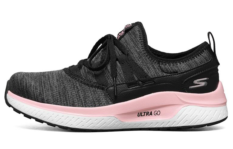 (W) Skechers Go Run Steady 'Grey Pink'