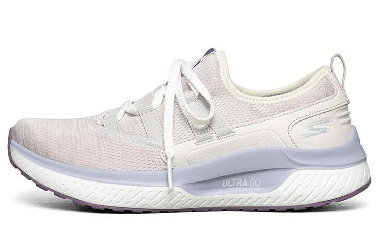 (Women) Skechers Go Run Steady 'Grey Purple' 128040-GYPR