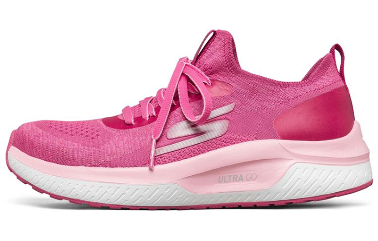 (W) Skechers Go Run Steady Sports Shoes Fuchsia