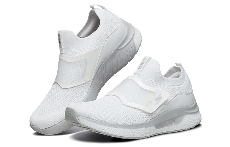 Lookbook (W) Skechers Go Run Steady ''Blanc Gris'' 16026-WGY
