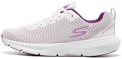 (Women) Skechers Go Run Supersonic 'White Purple' 172031-WHT (Women) Skechers Go Run Supersonic 'White Purple' 172031-WHT