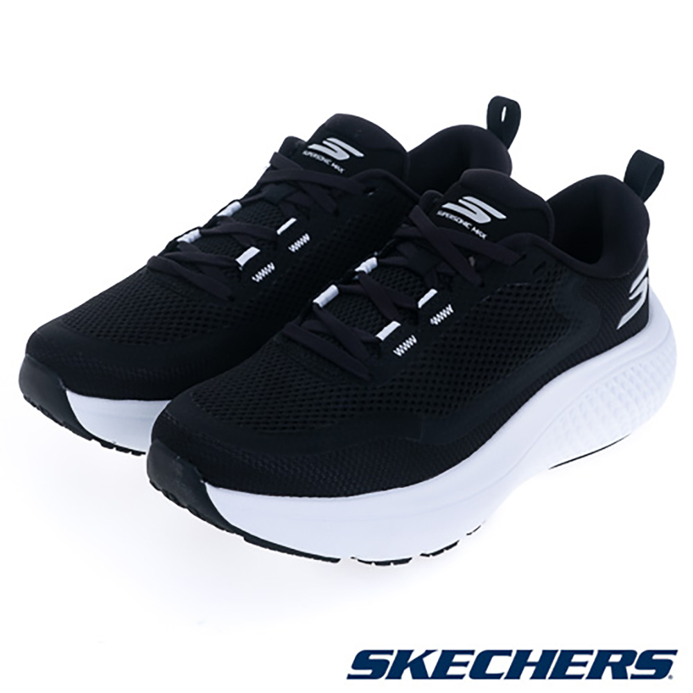 (Women) Skechers Go Run Supersonic Max Wide Running Shoes Black 172086WBKW