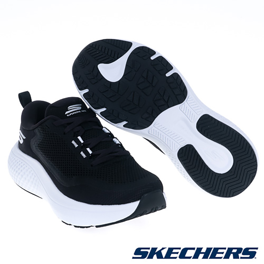 Shop (W) Skechers Go Run Supersonic Max Anchas Zapatillas Para Correr Negras 172086WBKW