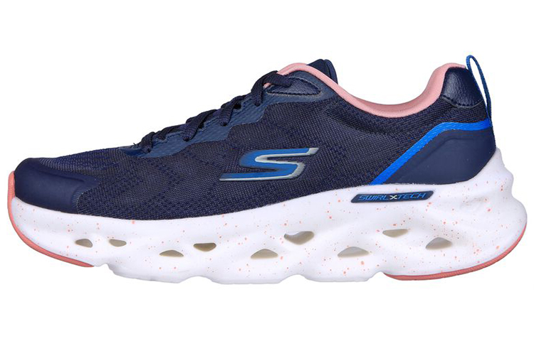 (Women) Skechers Go Run Swirl Tech 'Blue' 128794-NVPK