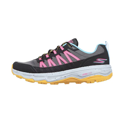 (W) Skechers Go Run Trail Altitude-River Rocks 'Black Grey Pink'