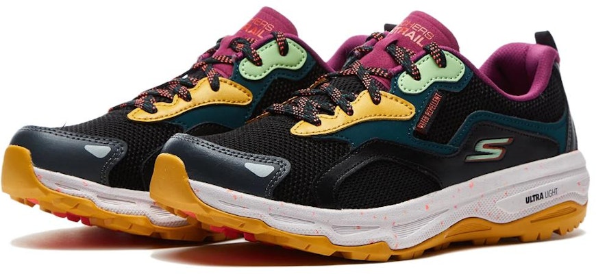 (W) スケッチャーズ Go Run トレイルAltitude 黒黄紫 128202-BKMT Lookbook (W) スケッチャーズ Go Run トレイルAltitude 黒黄紫 128202-BKMT