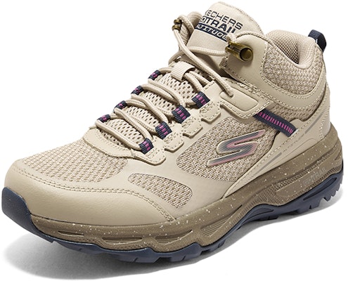 Skechers Go Run Trail Altitude 舒適減震防滑低幫戶外功能鞋 女款 灰褐色海軍藍色 Lookbook Skechers Go Run Trail Altitude 舒適減震防滑低幫戶外功能鞋 女款 灰褐色海軍藍色