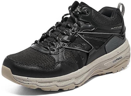 Skechers GO RUN Trail Altitude 防滑耐磨保暖 低筒 戶外功能鞋 女款 黑灰 Lookbook Skechers GO RUN Trail Altitude 防滑耐磨保暖 低筒 戶外功能鞋 女款 黑灰