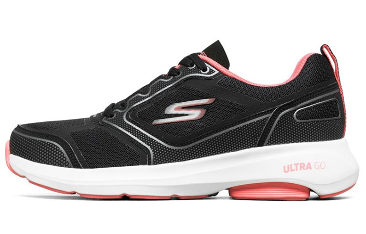 (W) Skechers Go Run Viz Tech 'Black White Pink'