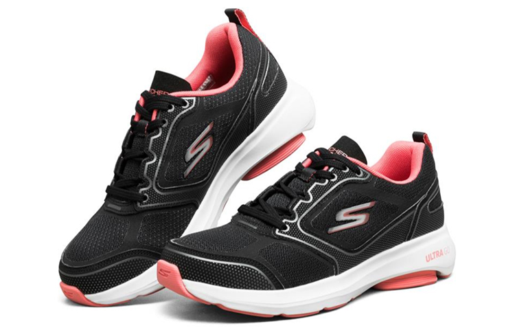 (W) Skechers Go Run Viz Tech 'Black White Pink' 圖 3