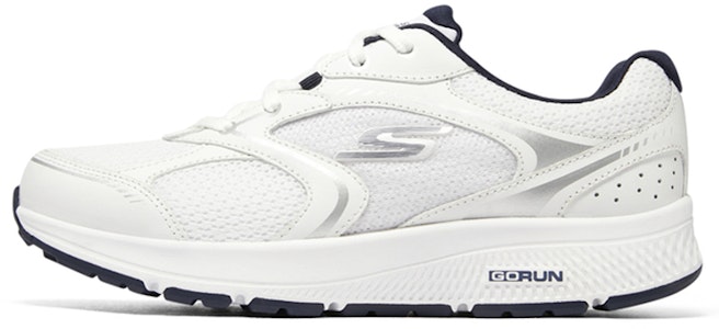 (W) Skechers Go Run Consistent 'Putih Biru Navy' 128280-WNV Buy (W) Skechers Go Run Consistent 'Putih Biru Navy' 128280-WNV