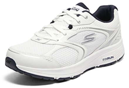 (W) Skechers Go Run Consistent 'Putih Biru Navy' 128280-WNV Lookbook (W) Skechers Go Run Consistent 'Putih Biru Navy' 128280-WNV