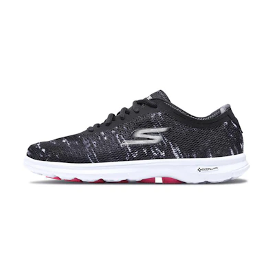 (W) Skechers Go Step 'Black and White'