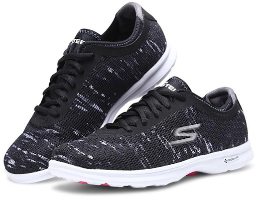 (W) (女性用)スケッチャーズ ゴーステップ「ブラック&ホワイト」14200-BKW 14200-BKW Lookbook (W) (女性用)スケッチャーズ ゴーステップ「ブラック&ホワイト」14200-BKW 14200-BKW