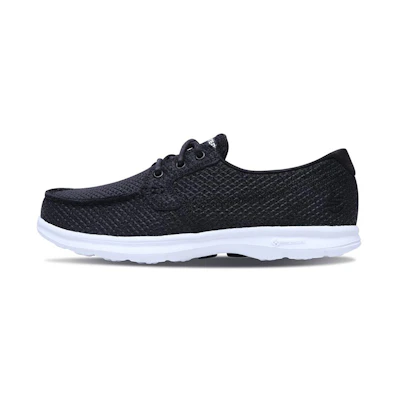 (W) Skechers Go Step 'Black White'