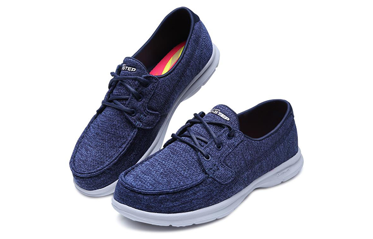 Lookbook (W) Skechers Go Step 'Kasual Biru' 14429-NVY