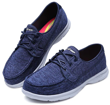 (W) Skechers Go Step 'Kasual Biru' 14429-NVY Lookbook (W) Skechers Go Step 'Kasual Biru' 14429-NVY