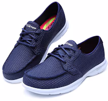 Lookbook (W) Skechers Go Step 'Biru Putih' 14422-NVW