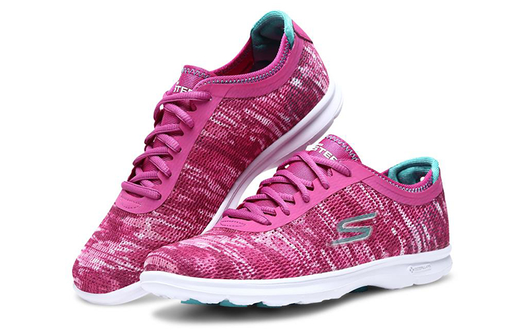 Lookbook (W) Skechers Go Step 'Merah Muda Kasual' 14200-PNK