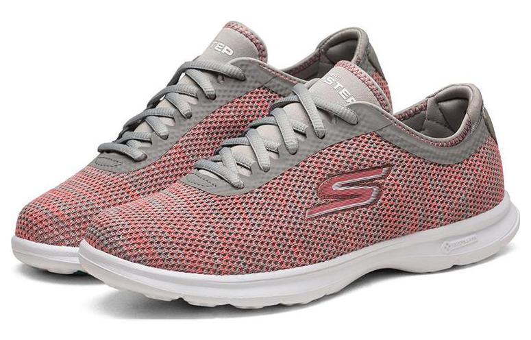 Lookbook (W) Skechers Go Step 'Merah Abu-Abu' 14347-GYMT