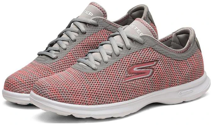 (W) Skechers Go Step 'Merah Abu-Abu' 14347-GYMT Lookbook (W) Skechers Go Step 'Merah Abu-Abu' 14347-GYMT